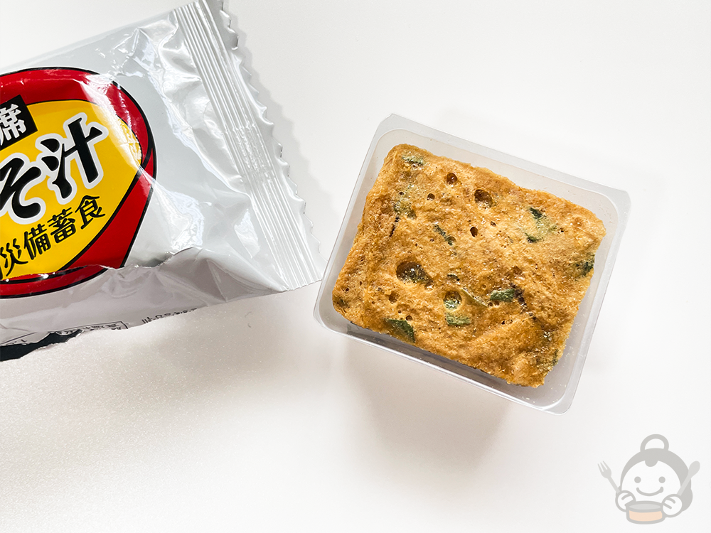 即席みそ汁の中身