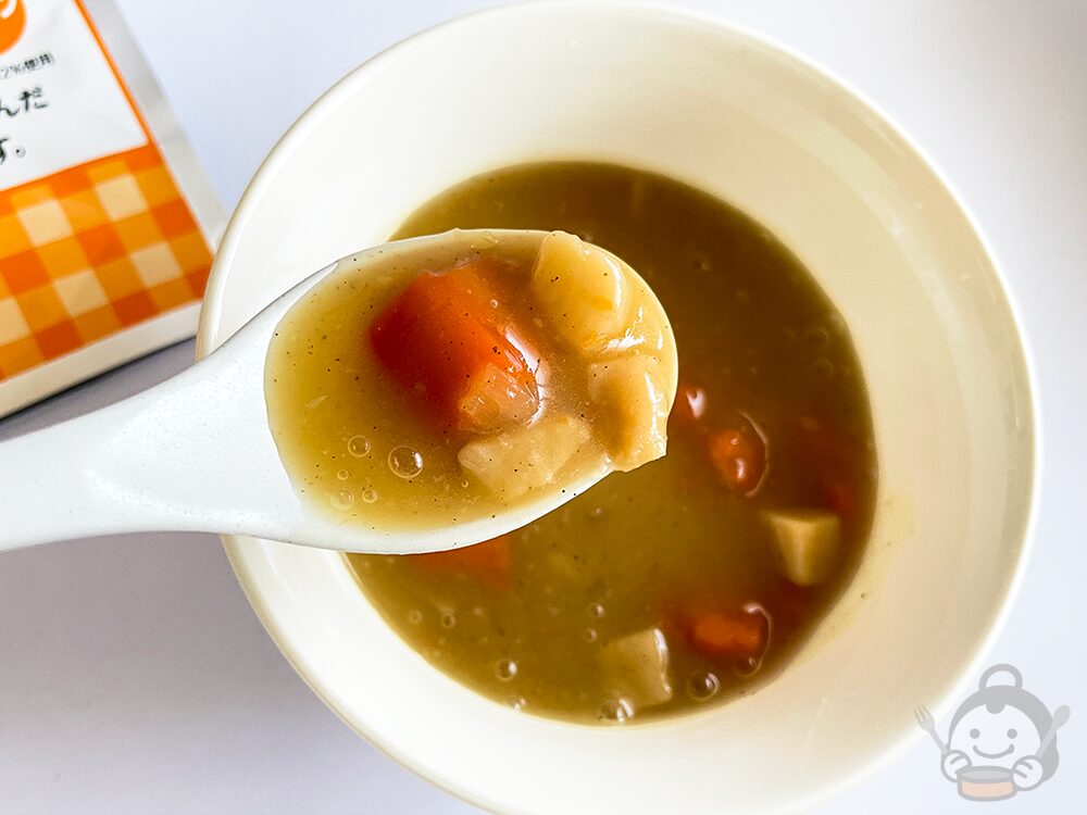 ハウスLLヒートレススープ野菜スープ オニオンのアップ