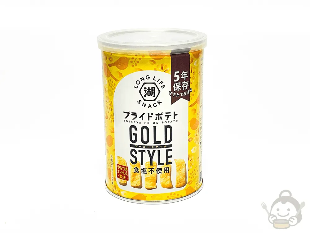 小池屋 LONG LIFE SNACK　　プライドポテト GOLD STYLE 幸せの極みだし 食塩不使用