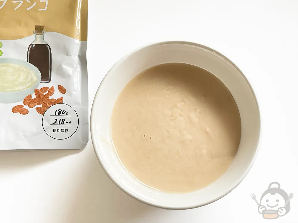 IZAMESHI SOUP アホブランコを器に移し替えたところ