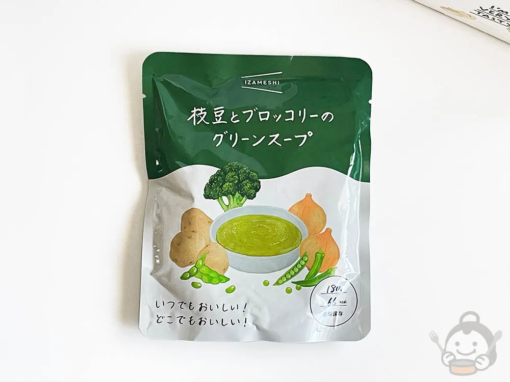 IZAMESHI SOUP 枝豆とブロッコリーのグリーンスープ